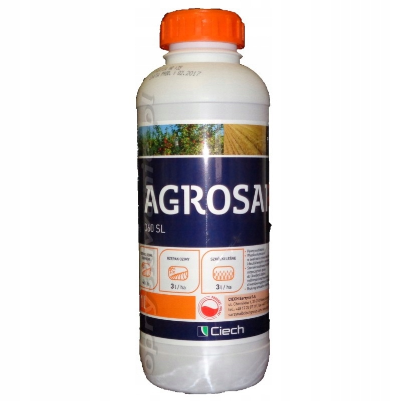 AGROSAR 360SL 1L (Roundup) - na wszystkie chwasty