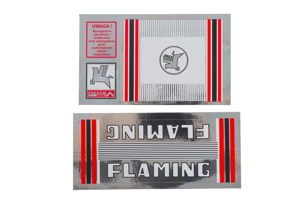 ZESTAW NAKLEJKI NA ROWER ROMET FLAMING RETRO