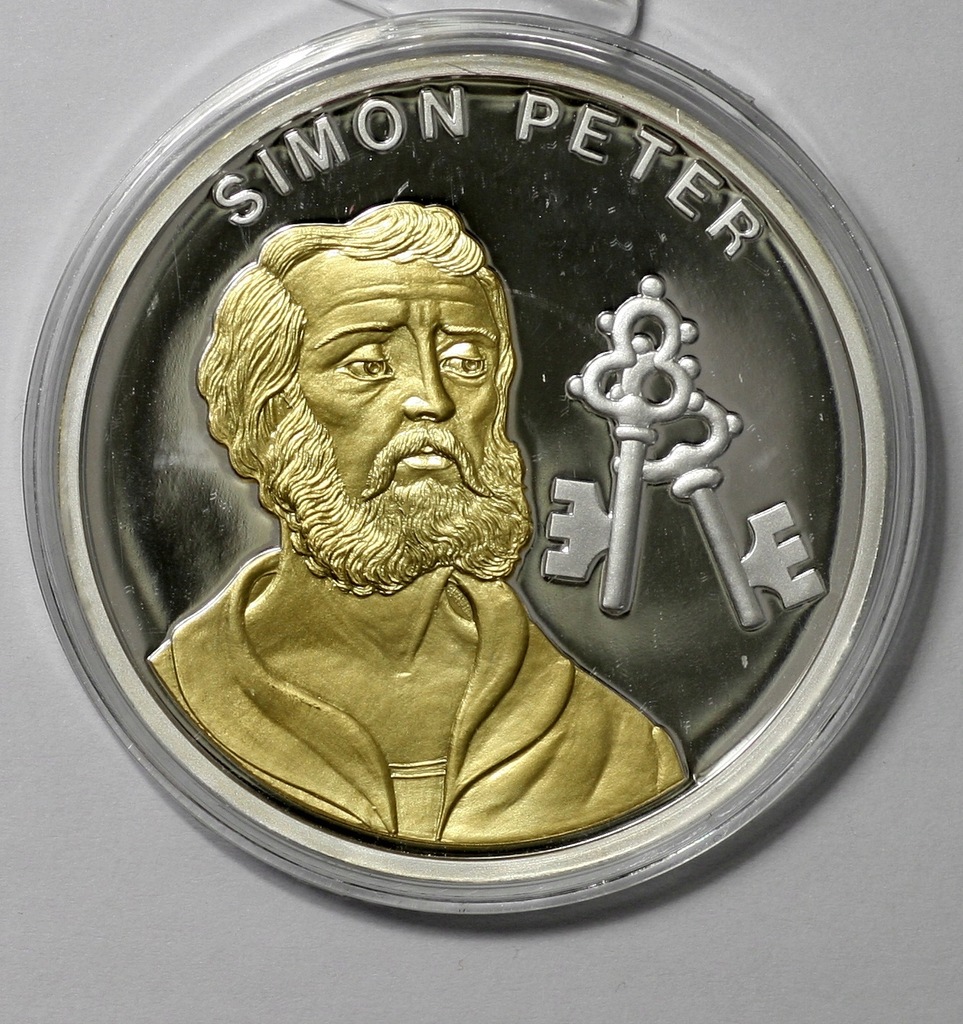 MEDAL 12 APOSTOŁÓW ŚW. PIOTR SIMON PETER-MENNICZY