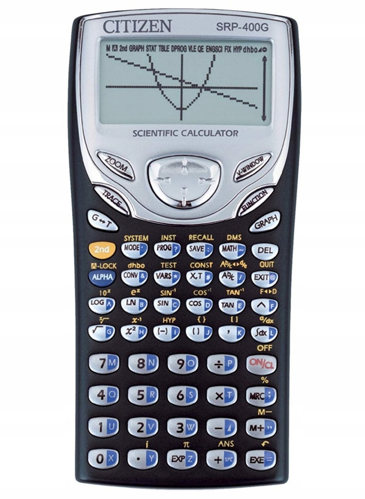 KALKULATOR NAUKOWY CITIZEN SRP400G GRAFICZNY 7701403934 oficjalne