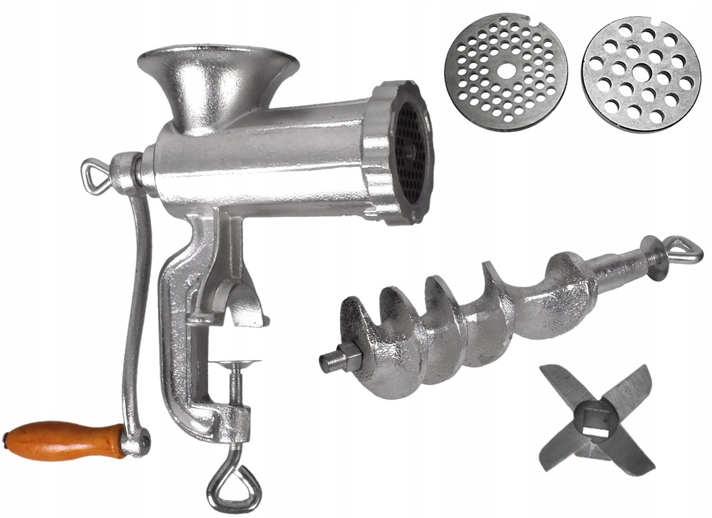 MASZYNKA DO MIELENIA MIĘSA RĘCZNA 8 Hoffner HF2508