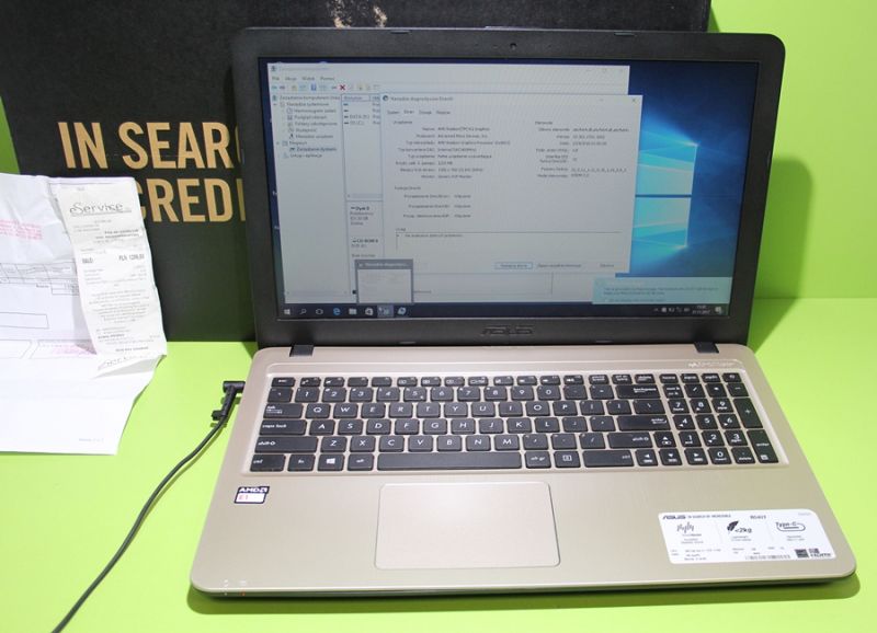 LAPTOP ASUS R540Y 4GB HDD 1TB AMD E1-7010 WIN10
