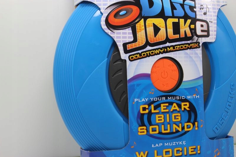 DISC JOCK-E DYSK MUZYCZNE FRISBEE GŁOŚNI NIEBIESK