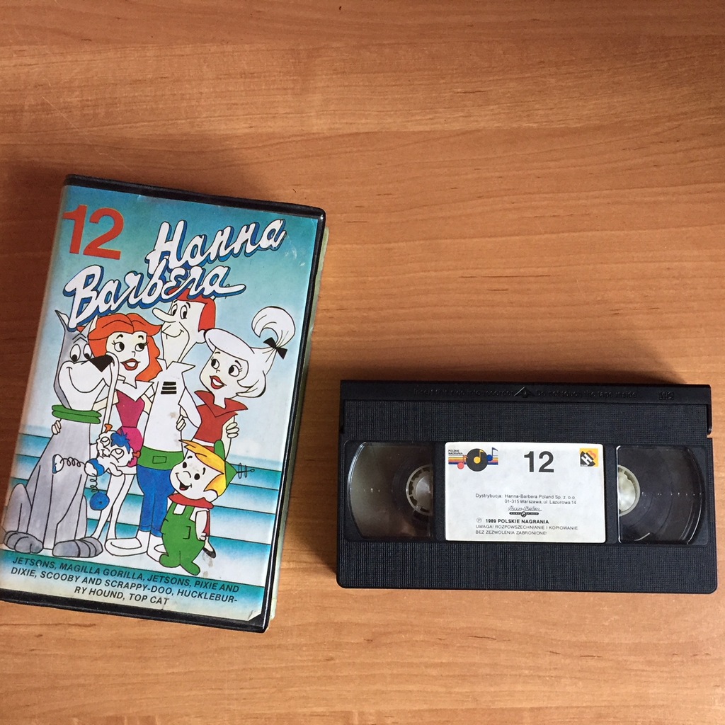 VHS Hanna Barbera 12 - Polskie Nagrania
