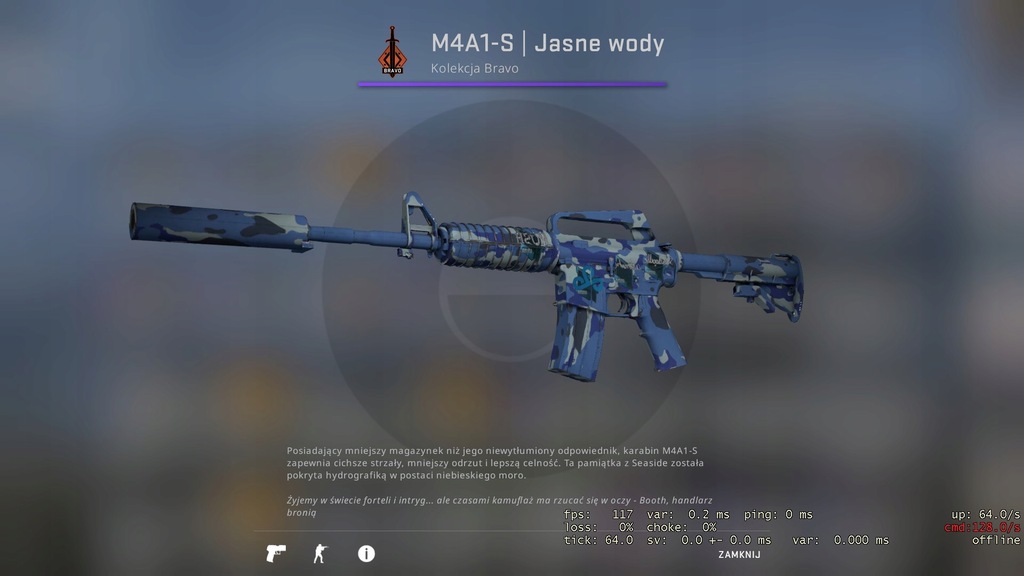 M4A1-S | Jasne wody