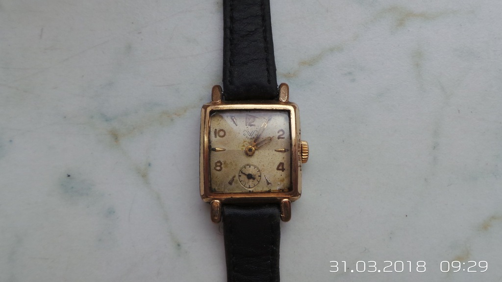 stary Zegarek Walz Gold Double 20 mikron