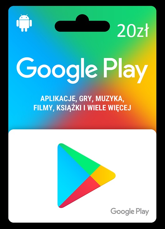 karta google play 20 zł online Karta Doladowanie Google Play 20 Zl 7450437611 Oficjalne Archiwum Allegro karta google play 20 zł online