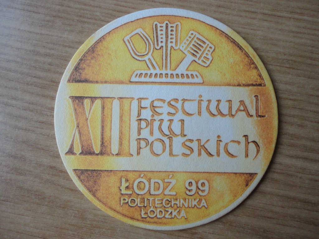 Podstawka do piwa TYSKIE XII FESTIWAL PIW POLSKICH