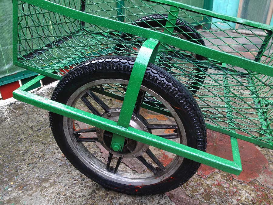 Wózek gospodarczy, transportowy, duże koła!
