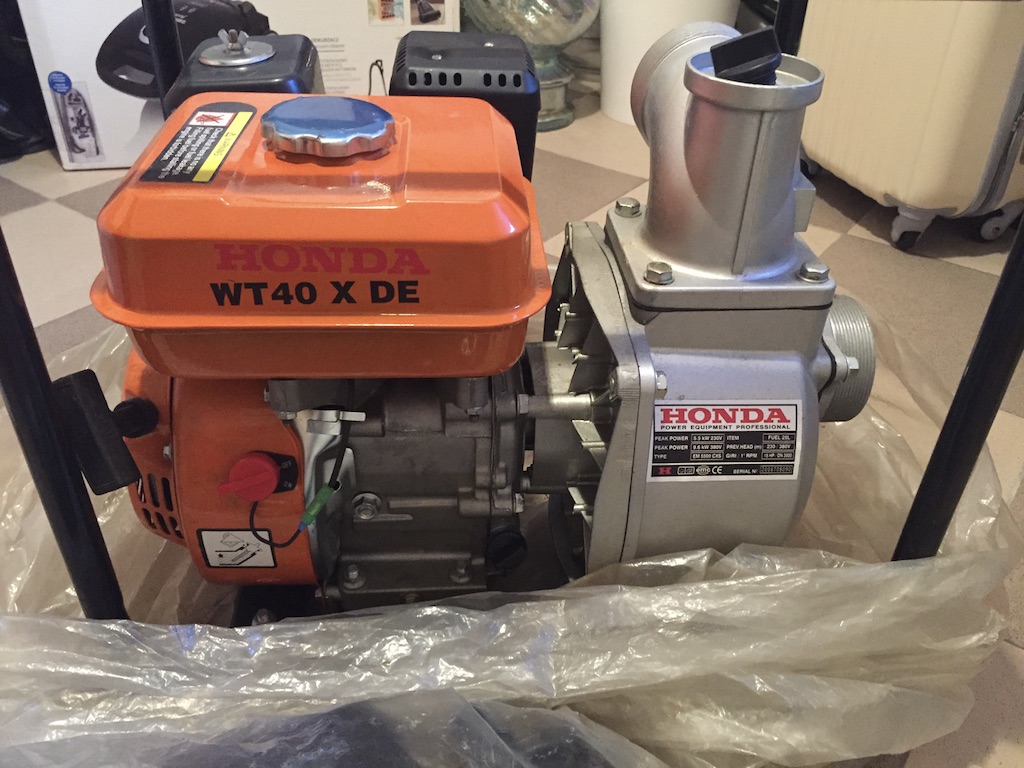 Motopompa Honda WT 40 X DE, 8,2KW