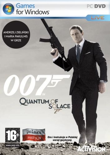 QUANTUM OF SOLACE BOND 007 PC GRA PL