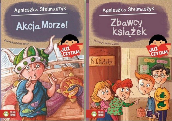 Już czytam Akcja morze Zbawcy książek Stelmaszyk