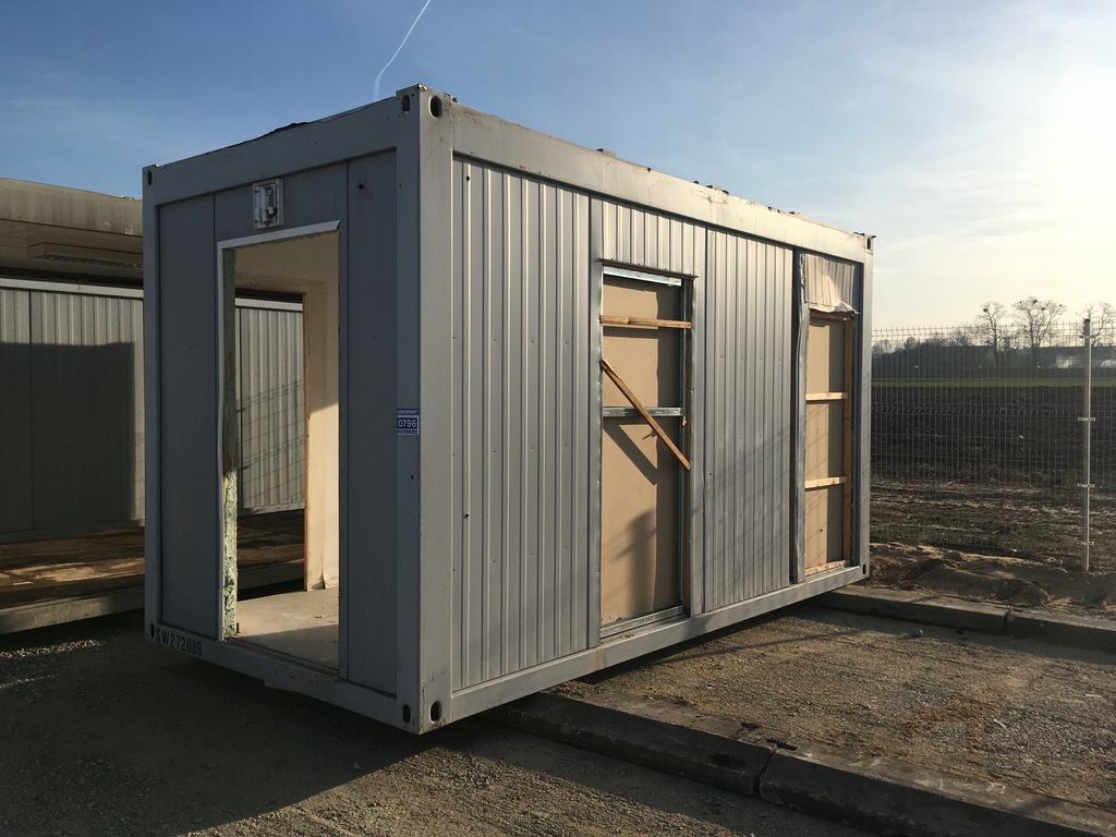 MK0796 KONTENER BIUROWY DO REMONTU - RAMA 5x2,5 m