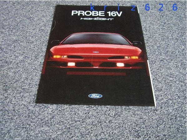Ford Probe 16V Highlight  - 1995 - prospekt