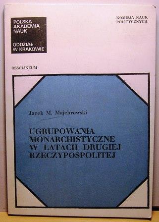 Ugrupowania monarchistyczne w latach Drugiej RP