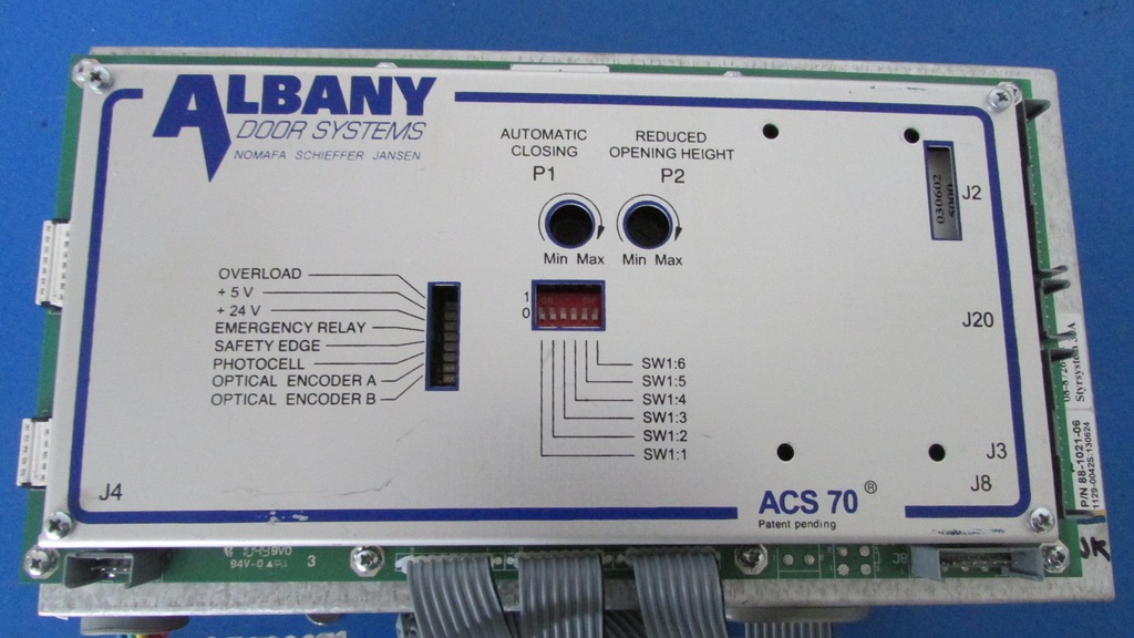 STEROWNIK ALBANY DOOR SYSTEMS ACS 70 różne F.VAT 7063143054