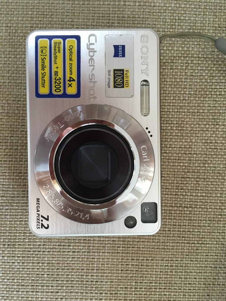 DSC-W120 Super Steady Shot CyberShot Sony