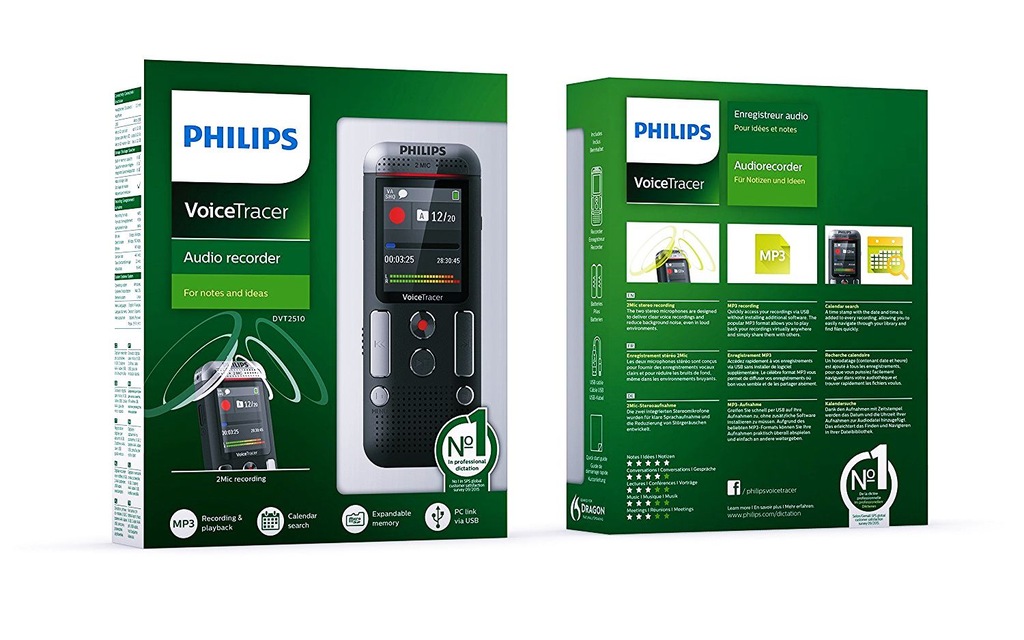 DYKTAFON PHILIPS DVT2510 LOMBARD EXPRES GWARNA 10