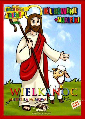 Kolorowanki wielkanocne. Niedziela palmowa