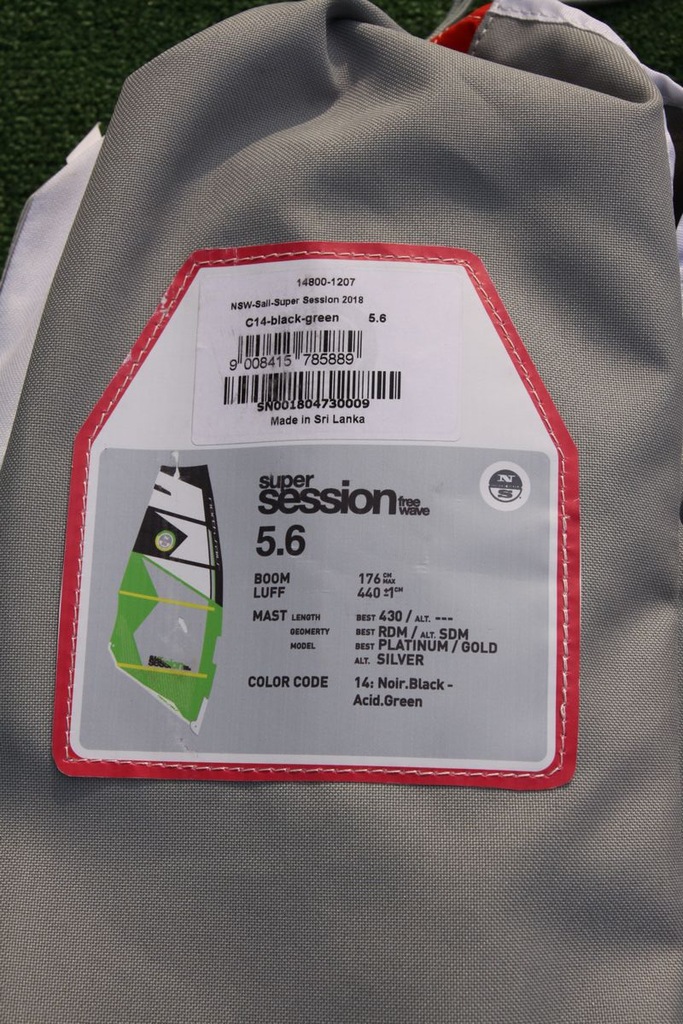 NOWY 2018 Żagiel North Sails Super Session 5,6 '18
