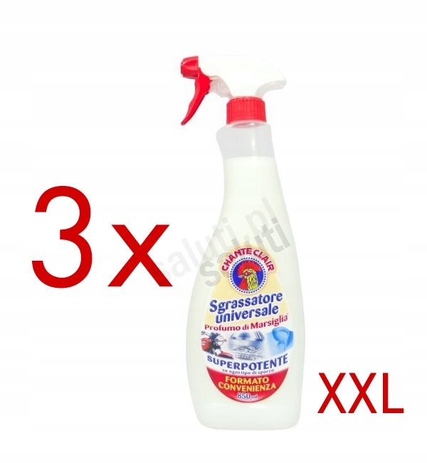 3 x Odtłuszczacz Chante Clair Marsylia 850ml XXL