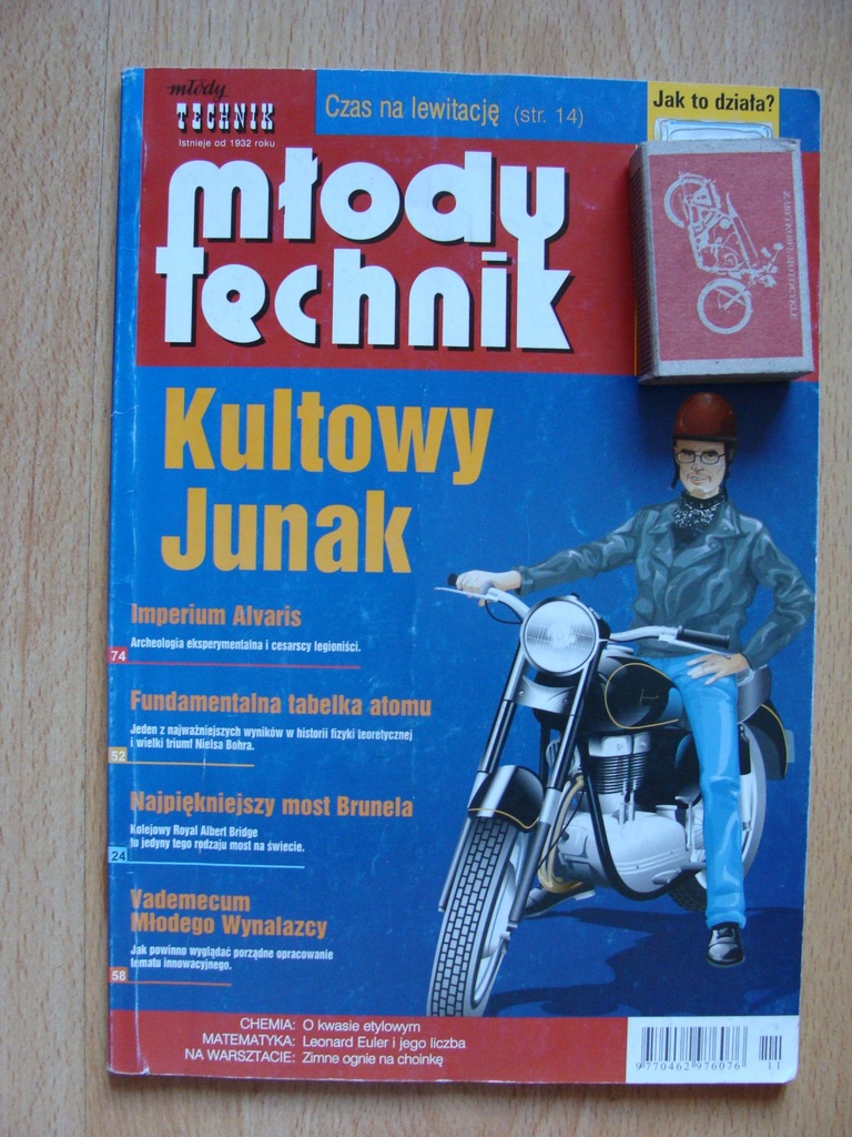 JUNAK M07 M10 B20 MOTOCYKL SFM MŁODY TECHNIK