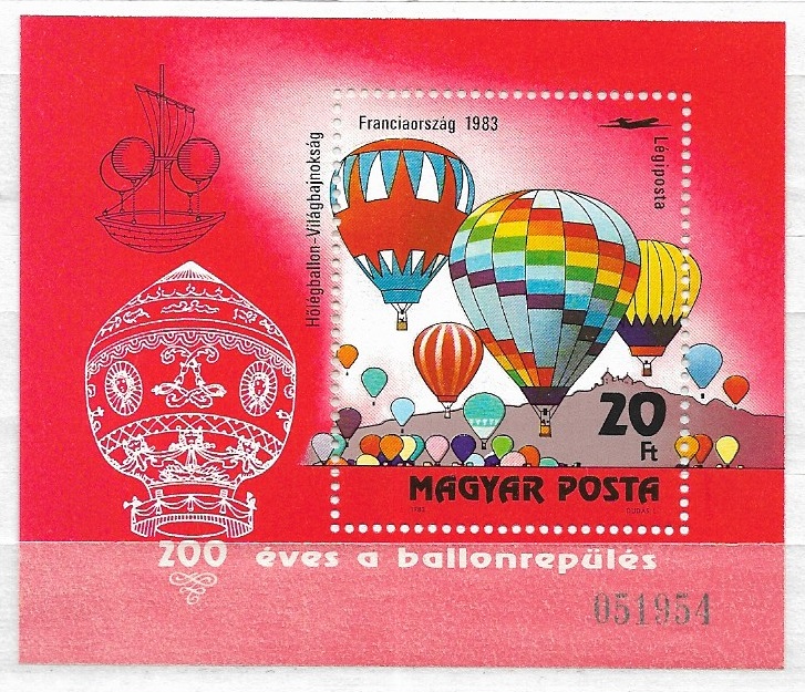 Węgry blok 162 ** Balony