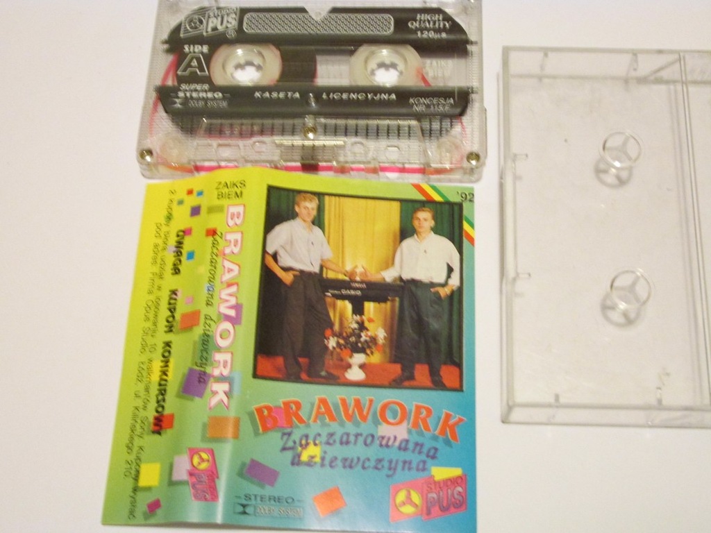 BRAWORK-ZACZAROWANA DZIEWCZYNA  KASETA DISCO POLO