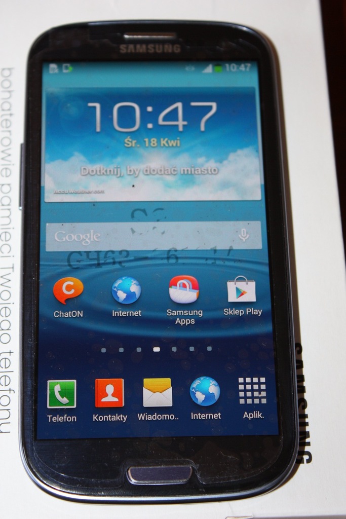 Samsung Galaxy S3 i9300 NIEBIESKI NOWY