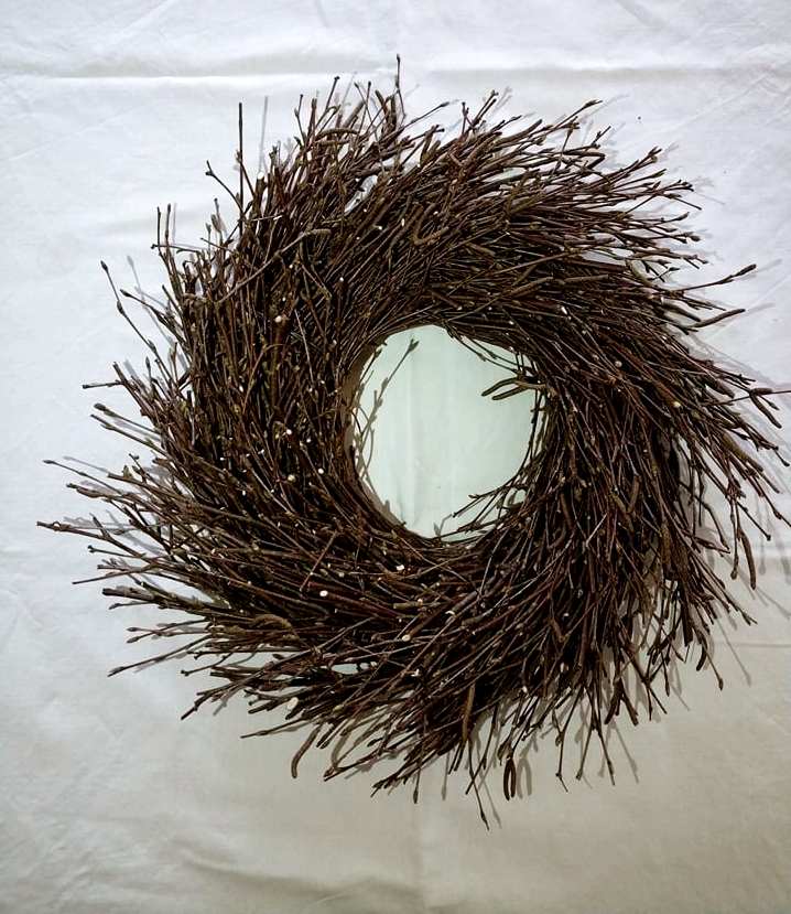 WIANEK WIELKANOCNY, BRZOZOWY NA STÓŁ, DRZWI 35CM