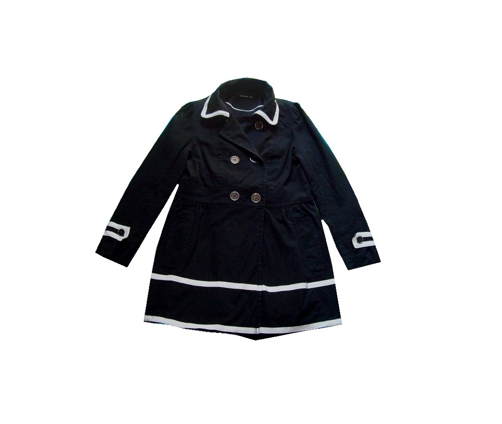 ATMOSPHERE r XL-XXL 44-46 czarny elegancki płaszcz
