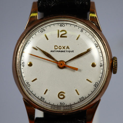 Zegarek damski złoty DOXA Antimagnetique 949067