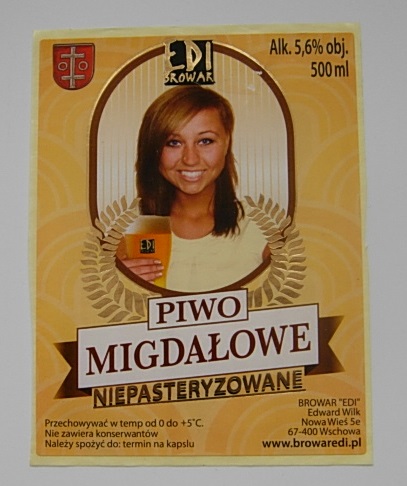 BROWAR EDI - Piwo Migdałowe - Wschowa