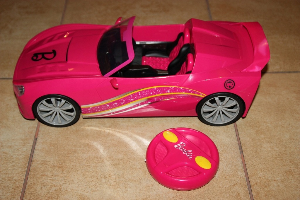 BARBIE AUTO STEROWANE R/C Cabrio Kabriolet Różowy 7708148506