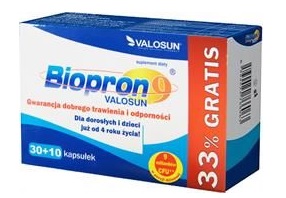 BIOPRON 9 40 kaps probiotyk odporność kurier 13