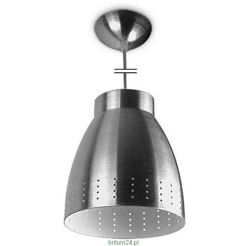 Oprawa lampa wisząca sufitowa srebrna INOX XF-20A