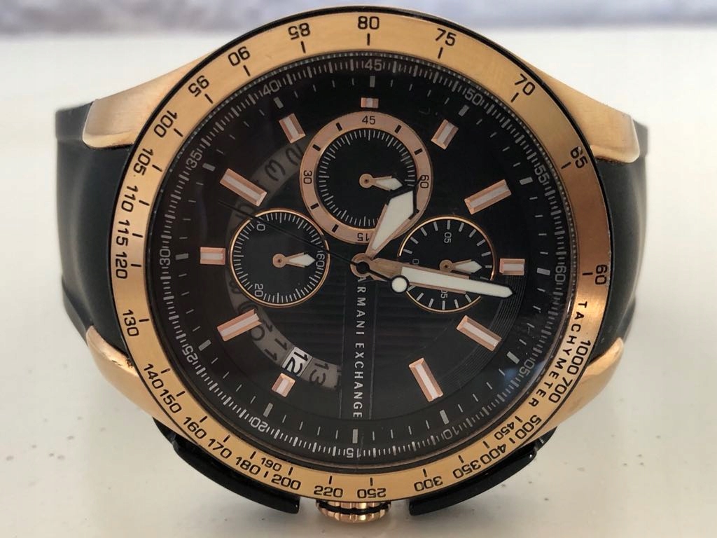 Emporio Armani Exchange zegarek męski AX1406 - 7422542166 - oficjalne  archiwum Allegro