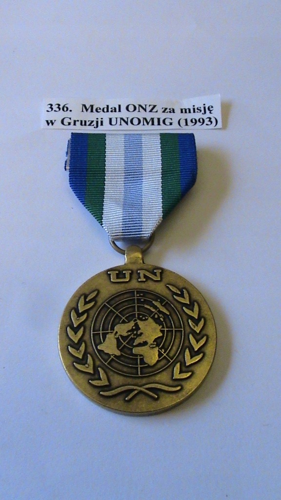 Medal ONZ- MEDAL UNOMIG FOR GEORGIA - RZADKOŚĆ