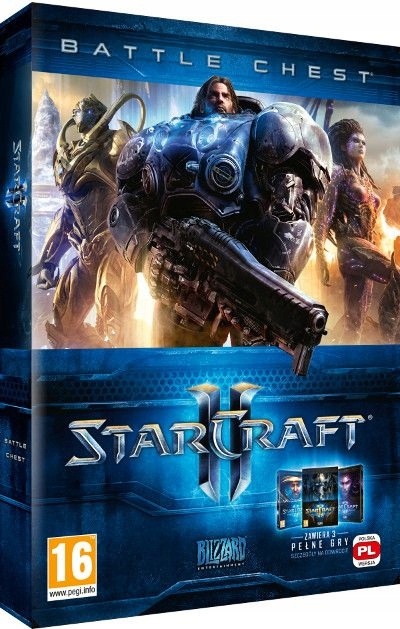 STARCRAFT II 2 BATTLE CHEST PL PC NOWA FOLIA