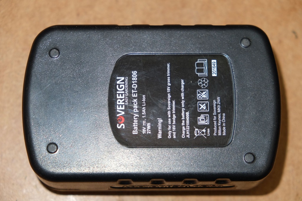 Bateria Sovereign ETD1806 1,5Ah z ładowarką 18V 7334388388 oficjalne archiwum Allegro