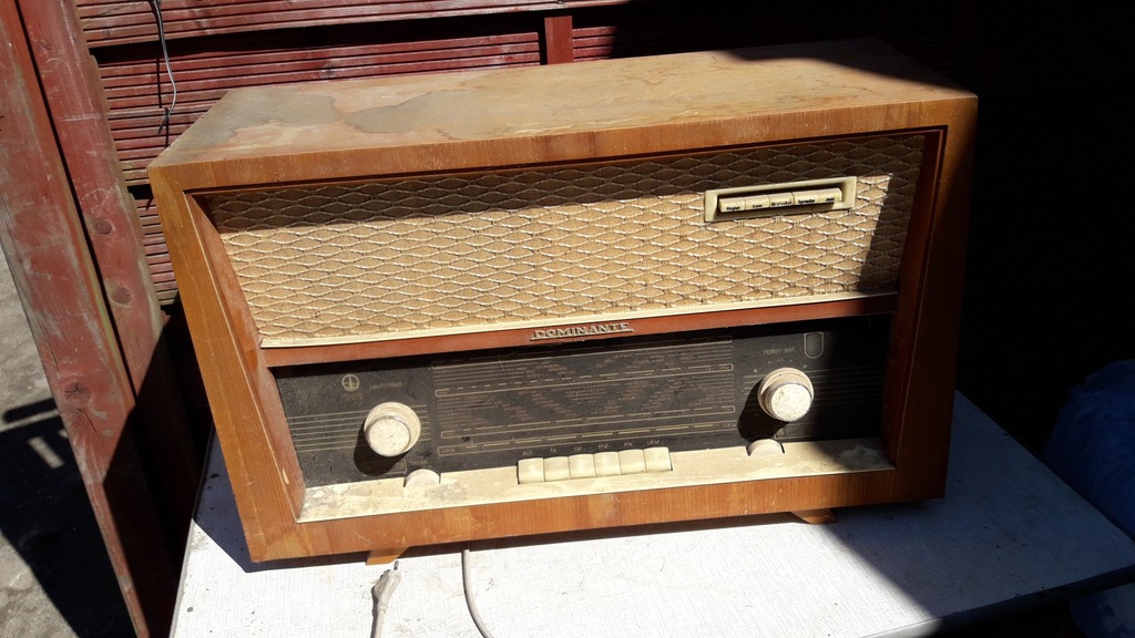 Stare Zabytkowe Radio LAMPOWE Modern Loft RFT