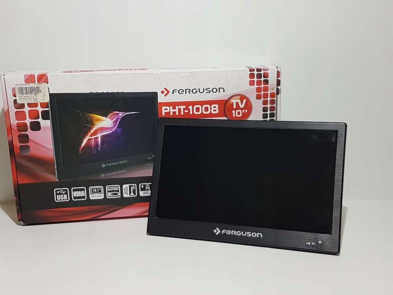PRZENOŚNY TELEWIZOR FERGUSON PHT-1008 10'' DVB-T