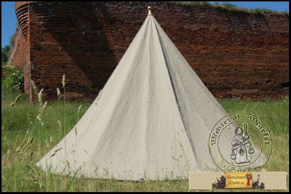 Cone Tent (5m) - linen - handsewn