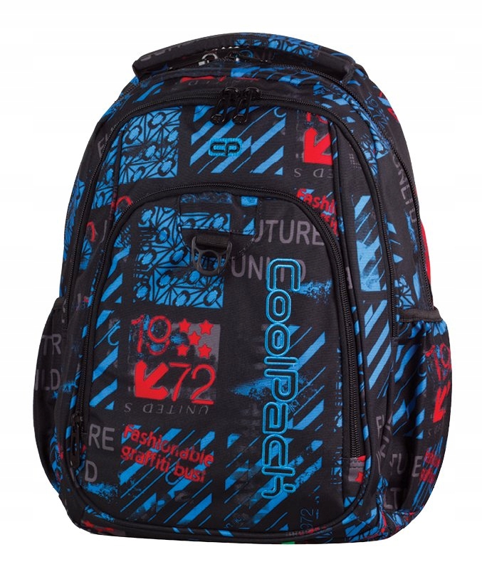 Plecak szkolny młodzieżowy COOLPACK STRIKE niebies