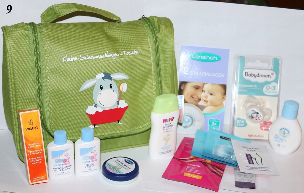 Kosmetyczka + próbki na start WYPRZEDAŻ Pampers