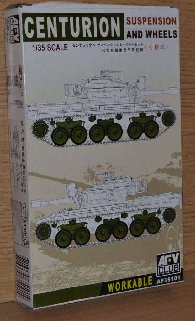 CENTURION SUSPENSION and WHEELS , AFV 35101, 1:35