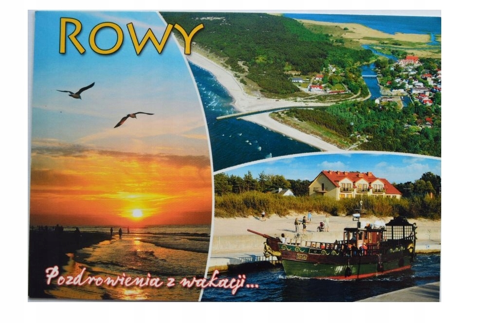 ROWY - WIDOK Z LOTU PTAKA,STATEK