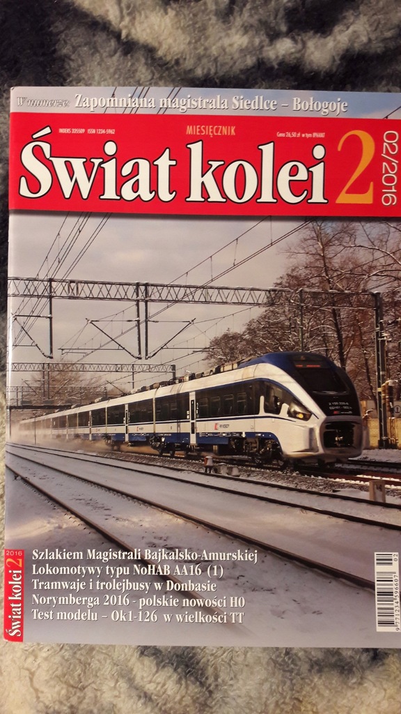 Świat kolei 2/2016 kolej tramwaj wąski tor PKP