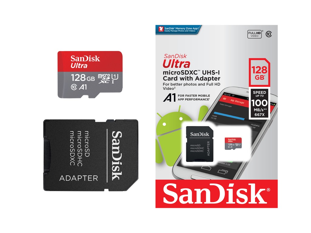 Karta Pamięci Sandisk 128GB LG V30 Q6 G6 G6+ G4 G5