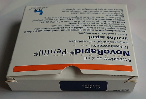NovoRapid Penfill (insulina)- roztwór do wstrzykiw